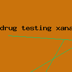 drug testing xanax